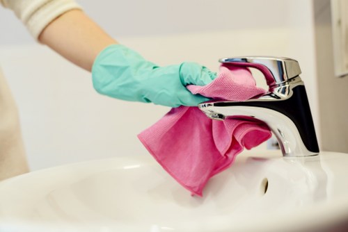 Waste disposal compliance and responsible handling illustration