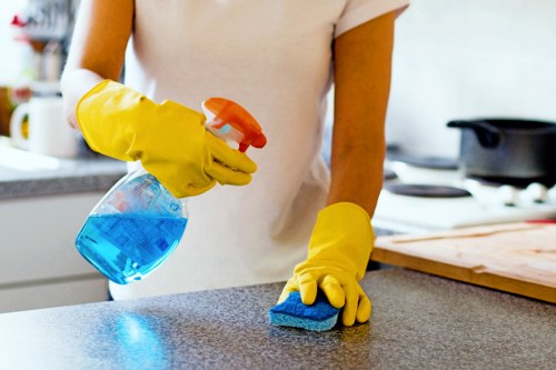 Local Finchley property receiving a thorough room-by-room deep clean