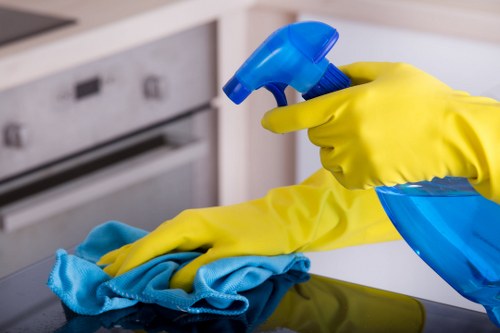 Deep cleaning and stain treatment for a furnished room in Finchley
