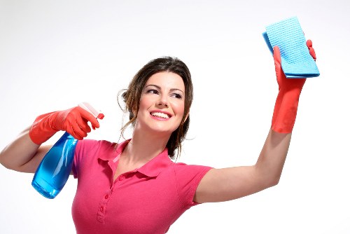 Local technician treating a pet stain on upholstery in Finchley